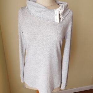 MAHEE La Collection Women's light sweater top size‎ M gray